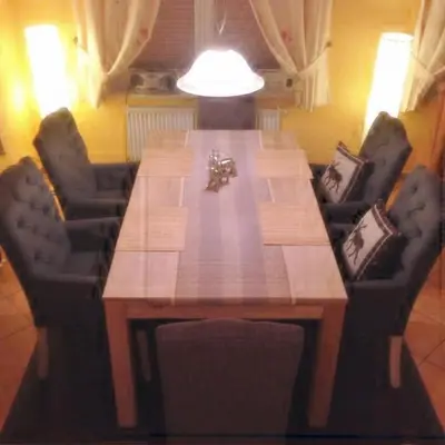 Ein Sitzbereich in der Unterkunft Ferienhaus 2