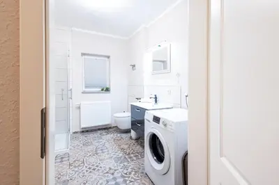 Ein Badezimmer in der Unterkunft Domizile am Markt