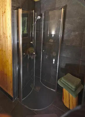 Ein Badezimmer in der Unterkunft Baumwipfel-Resort 