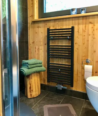 Ein Badezimmer in der Unterkunft Baumwipfel-Resort 