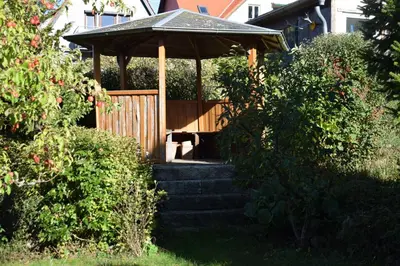 Ein Garten an der Unterkunft Haus Brockenblick