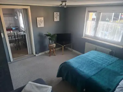Ein Bett oder Betten in einem Zimmer der Unterkunft Ferienwohnungen Fam. Bartl