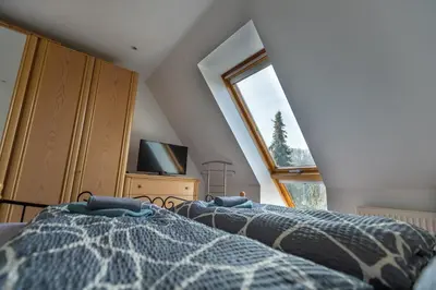 Ein Bett oder Betten in einem Zimmer der Unterkunft KIosterlinchen