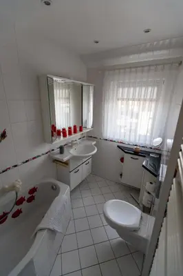 Ein Badezimmer in der Unterkunft KIosterlinchen