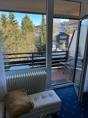 Ein Balkon oder eine Terrasse in der Unterkunft Bergluft