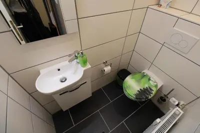 Ein Badezimmer in der Unterkunft Gipfelstürmer