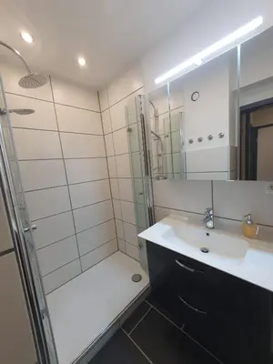Ein Badezimmer in der Unterkunft Gipfelstürmer