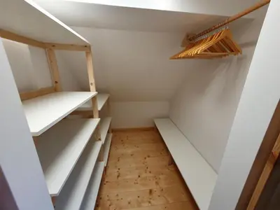 Ein Etagenbett oder Etagenbetten in einem Zimmer der Unterkunft Kleine Bergstraße 2 - Haus 1