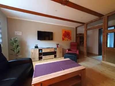TV/Unterhaltungsangebot in der Unterkunft Kleine Bergstraße 2 - Haus 1