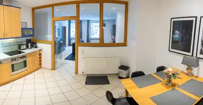 Küche/Küchenzeile in der Unterkunft Ferienwohnung Irene