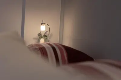 Ein Bett oder Betten in einem Zimmer der Unterkunft Ferienwohnung Irene