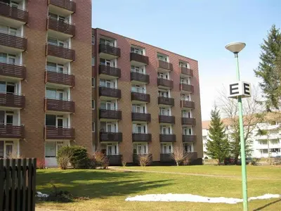 Das Gebäude in dem sich die Ferienwohnung befindet