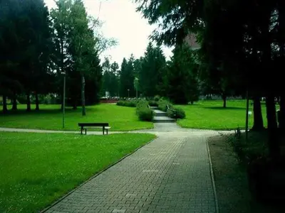 Ein Garten an der Unterkunft Ferienwohnung Klingelhöfer E-III-2-6
