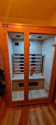 Grundriss der Unterkunft Harz mit Herz, Infrarotsauna, E-Kamin, Herzdusche