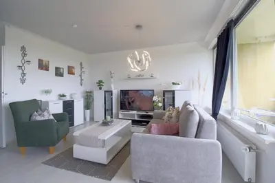 TV/Unterhaltungsangebot in der Unterkunft Apartment 256