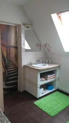 Küche/Küchenzeile in der Unterkunft Harzer Bauernhof