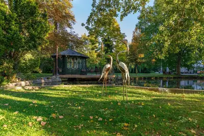 Ein Garten an der Unterkunft Villa Ottilienruh - Master-Suite