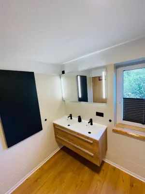 Grundriss der Unterkunft Große Wohnung am Bach