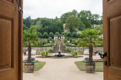 Ein Garten an der Unterkunft Ferienhaus 