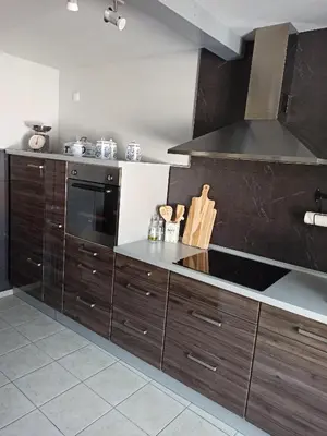 Küche/Küchenzeile in der Unterkunft Ferienwohnung 