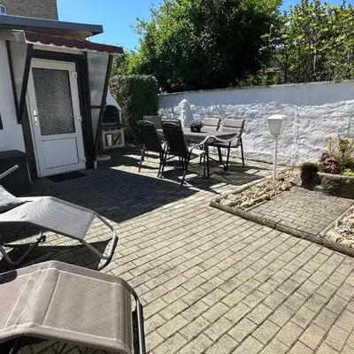 Christels Ferienwohnung 1 in Thale mit Sonnenterrasse und Grill