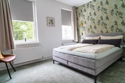 Ein Bett oder Betten in einem Zimmer der Unterkunft Ferienhaus Kleiner Kaiser