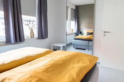 Ein Bett oder Betten in einem Zimmer der Unterkunft Ferienhaus Kleiner Kaiser