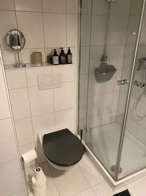 Ein Badezimmer in der Unterkunft Die HarzSchrittMacher - Bergmann 24
