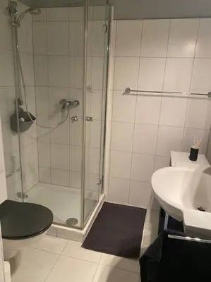 Ein Badezimmer in der Unterkunft Die HarzSchrittMacher - Bergmann 24