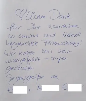 Grundriss der Unterkunft Apartment Blätterwald
