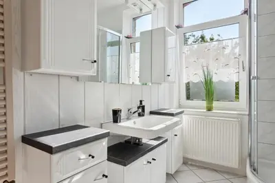 Küche/Küchenzeile in der Unterkunft Schönes Ferien-Appartement für bis zu 7 Personen