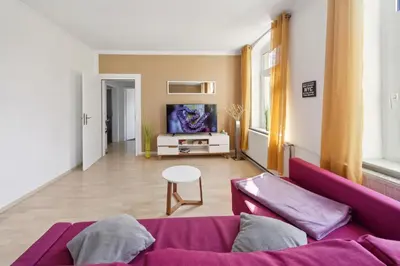 TV/Unterhaltungsangebot in der Unterkunft Schönes Ferien-Appartement für bis zu 7 Personen