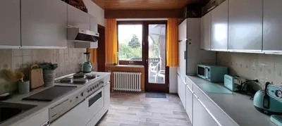 Küche/Küchenzeile in der Unterkunft Braunlage Vintage Quartier - Haus bis 16 Personen - 8 Zimmer WG