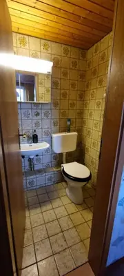 Ein Badezimmer in der Unterkunft Braunlage Vintage Quartier - Haus bis 16 Personen - 8 Zimmer WG