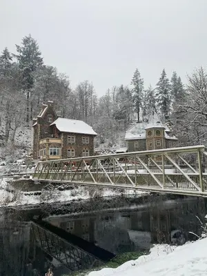 Naturlandschaft in der Nähe des Ferienhauses