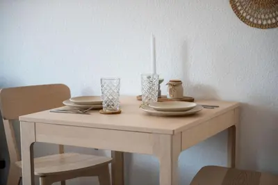 Grundriss der Unterkunft Modernes Apartment am Campus - Parken - Smart-TV - Kaffeevollautomat