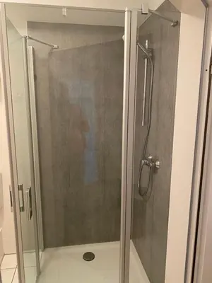 Ein Badezimmer in der Unterkunft Harztraum-6