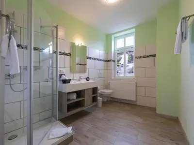 Ein Badezimmer in der Unterkunft Ferienwohnung Remise, Wernigerode