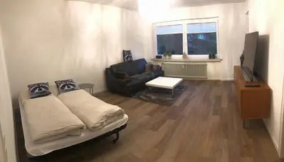 TV/Unterhaltungsangebot in der Unterkunft Ferienwohnung Waschbärglück
