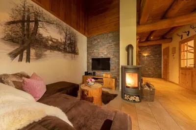 TV/Unterhaltungsangebot in der Unterkunft Chalet zum Salamander