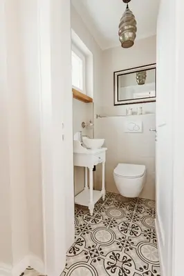 Ein Badezimmer in der Unterkunft Waldchalet Am Steinberg