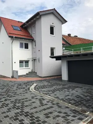 Das Gebäude in dem sich die Ferienwohnung befindet