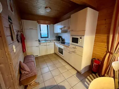 Küche/Küchenzeile in der Unterkunft JS Feriendomizile Haus Abendrot