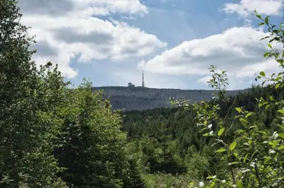 Naturlandschaft in der Nähe des Ferienhauses
