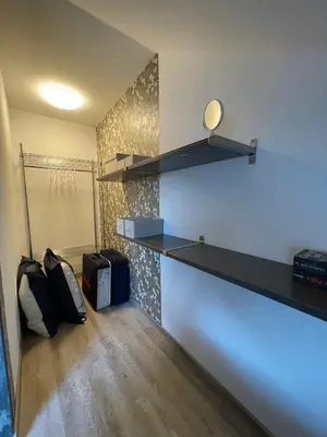 Ein Bett oder Betten in einem Zimmer der Unterkunft Schöne Höhe 600 FeWo Ausguck