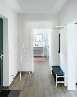 Ein Bett oder Betten in einem Zimmer der Unterkunft Stilapartment Loft #Whirlpool saisonal