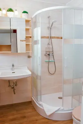 Ein Badezimmer in der Unterkunft Ferienwohnung Marth