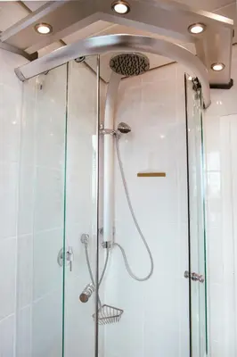 Ein Badezimmer in der Unterkunft Ferienwohnung Glockenturmblick