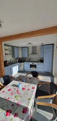 Küche/Küchenzeile in der Unterkunft Ferienwohnung Teufelsmauer