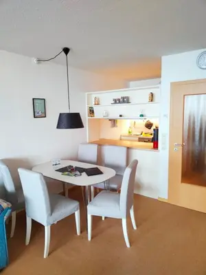 Ein Sitzbereich in der Unterkunft Apartment Brockenblick mit tollen Blick und Schwimmbad